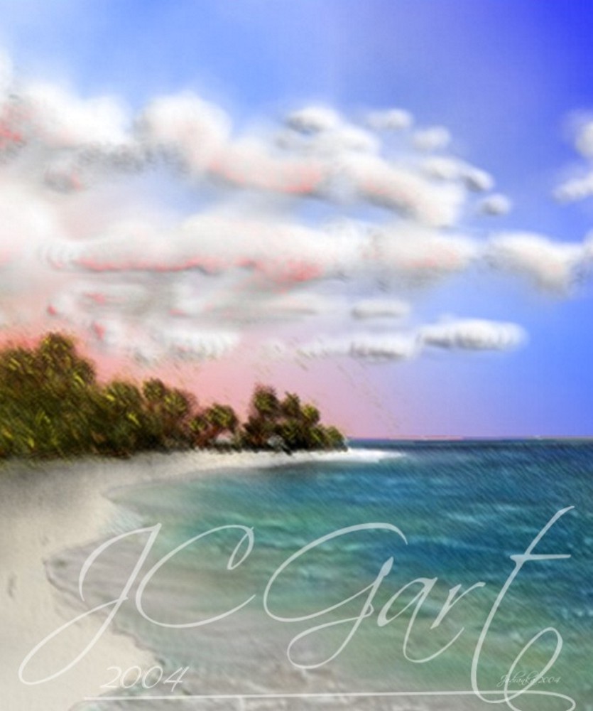 Contemporary fine art digital paintings: african white beaches, digital painting with african white beaches, digital painting african white beaches realized in fine art digital painting - seascape - white sand - coral beach - island - Lamu - Kenya - East Africa - Indian Ocean - travel