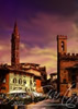 Evening in Florence digital painting