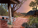 Sedona retrait - digital painting with Sedona retrait in fine art digital painting on digital medium