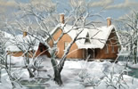 Frozen life in digital fine art painting