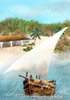 Indian ocean in fine art digital painting