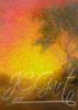African sunset in fine art digital painting