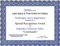 Light Space & Time Online Art Gallery SeaScapes Award Certificate for Castelsardo