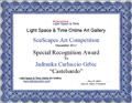 Light Space & Time Online Art Gallery SeaScapes Award Certificate per Castelsardo